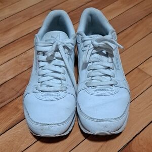 Puma Men's ST Runner Classic White Sneakers